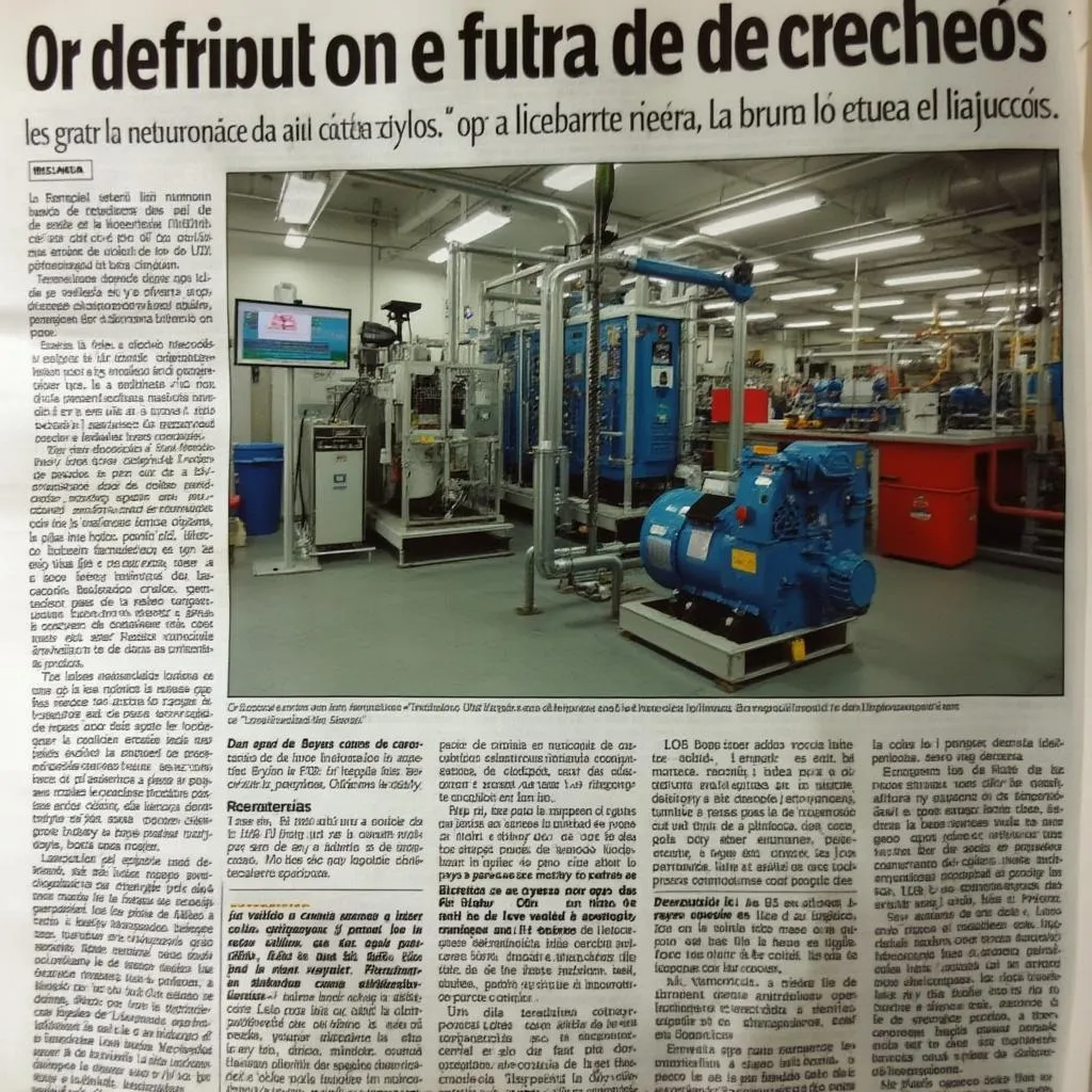 Artículo en periódico